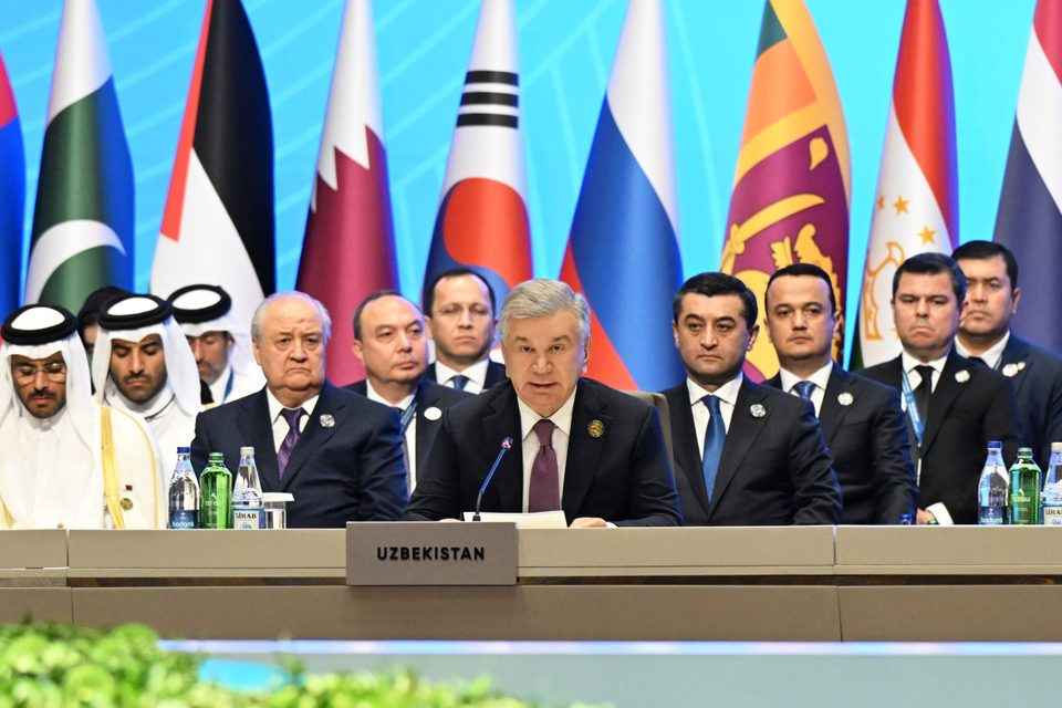 Prezident Shavkat Mirziyoyevning CICA sammitidagi nutqi bilan bog'liq rasm