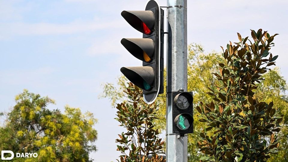 Photo accompanying the post on optimised traffic lights along Tashkent's Small Ring Road